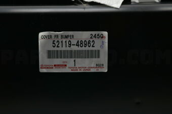 Toyota 5211948962 COVER, FRONT BUMPER