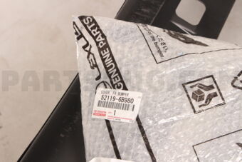 Toyota 521196B980 COVER, FR BUMPER
