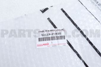 Toyota 52119F0920 COVER FR BUMPER L/C