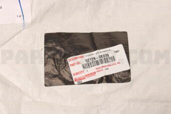 Toyota 521290E030 COVER, FR BUMPER