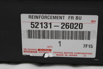 Toyota 5213126020 REINFORCEMENT, FRONT BUMPER
