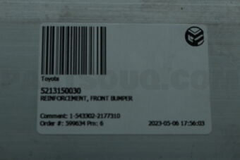 Toyota 5213150030 REINFORCEMENT, FRONT BUMPER