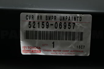 Toyota 5215906957 COVER, REAR BUMPER