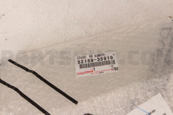 Toyota 5215935919 COVER, REAR BUMPER
