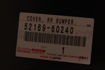 Toyota 5216960240 COVER RR BUMPER