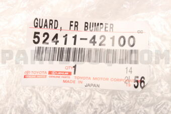 Toyota 5241142100 GUARD FR BUMPER