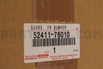Toyota 5241176010 GUARD FR BUMPER