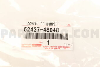 Toyota 5243748040 COVER FR BUMPER