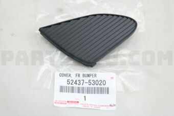 Toyota 5243753020 COVER, FRONT BUMPER GUARD, RH