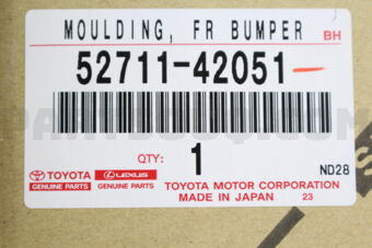 Toyota 5271142051 MOULDING, FRONT BUMPER
