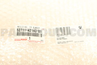 Toyota 5271142140B1 MOULDING FR BUMPER