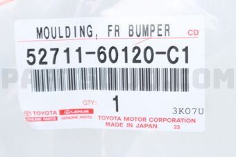 Toyota 5271160120C1 MOULDING FR BUMPER