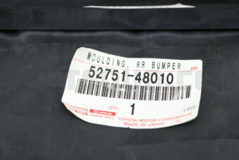 Toyota 5275148010 MOULDING, REAR BUMPER