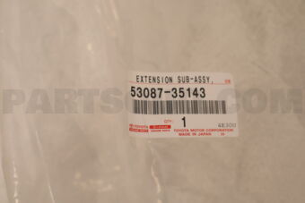 Toyota 5308735143 EXTENSION SUB-ASSY