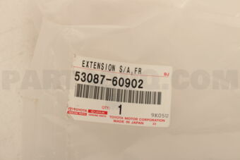 Toyota 5308760902 EXTENSION SUB-ASSY, FRONT WHEEL OPENING, RH