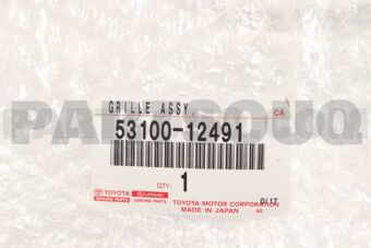 Toyota 5310012491 GRILLE ASSY