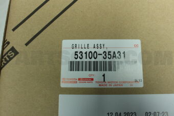 Toyota 5310035A31 GRILLE, RADIATOR
