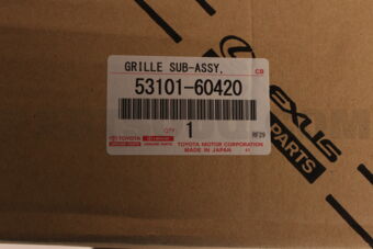 Toyota 5310160420 GRILLE, RADIATOR