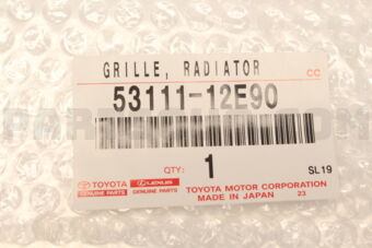 Toyota 5311112E90 GRILLE RADIATOR