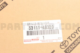 Toyota 5311148320 GRILLE RADIATOR