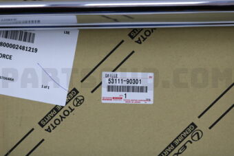 Toyota 5311190301 GRILLE, RADIATOR