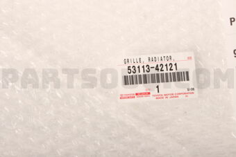 Toyota 5311342121 GRILLE, RADIATOR, LWR NO.2