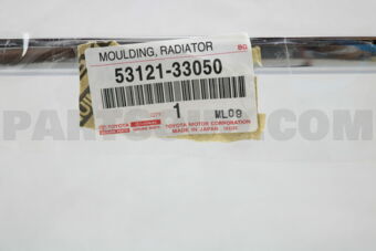 Toyota 5312133050 MOULDING, FRONT BUMPER