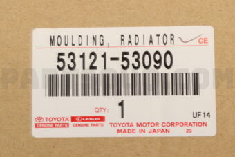 Toyota 5312153090 MOULDING RADIATOR