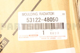 Toyota 5312248050 MOULDING RADIATOR