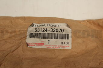 Toyota 5312433070 MOULDING RADIATOR
