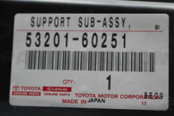 Toyota 5320160251 SUPPORT SUB-ASSY, RADIATOR