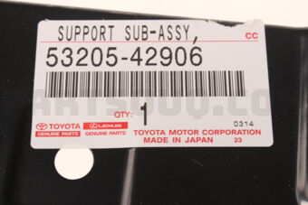 Toyota 5320542906 SUPPORT SUB-ASSY
