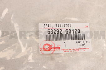 Toyota 5329260120 SEAL, RADIATOR SUPPORT, UPPER