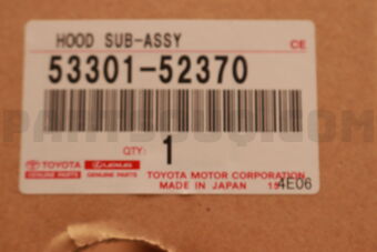 Toyota 5330152370 HOOD SUB-ASSY