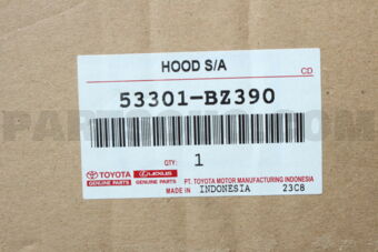 Toyota 53301BZ390 HOOD SUB-ASSY