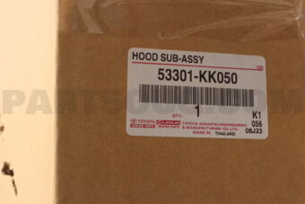 Toyota 53301KK050 HOOD SUB-ASSY