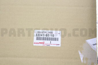 Toyota 5334160110 INSULATOR, HOOD