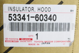 Toyota 5334160340 INSULATOR, HOOD