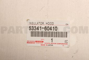 Toyota 5334160410 INSULATOR HOOD