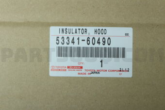 Toyota 5334160490 INSULATOR HOOD