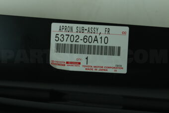 Toyota 5370260A10 APRON SUB-ASSY, FRONT FENDER, LH