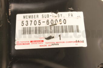 Toyota 5370560060 MEMBER SUB-ASSY, FRONT APRON TO COWL SIDE, RH