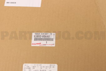 Toyota 5380260A90 FENDER SUB-ASSY, FRONT LH