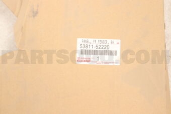 Toyota 5381152220 FENDER SUB-ASSY, FRONT RH
