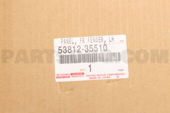 Toyota 5381235510 FENDER SUB-ASSY, FRONT LH