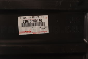 Toyota 5387660130 LINER FR FENDER LH