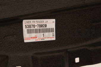 Toyota 5387678020 LINER FR FENDER LH