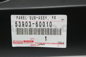Toyota 5390360010 PANEL SUB-ASSY, FRONT END
