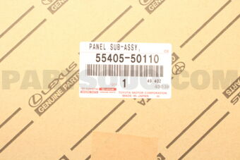 Toyota 5540550110 PANEL SUB-ASSY, INSTRUMENT CLUSTER FINISH, CENTER