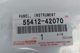 Toyota 5541242070 PANEL, INSTRUMENT CLUSTER FINISH, CENTER NO.1